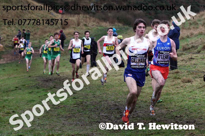 Junior mens Great Edinburgh Cross Country. Photo: David T. Hewitson/Sports for All Pics